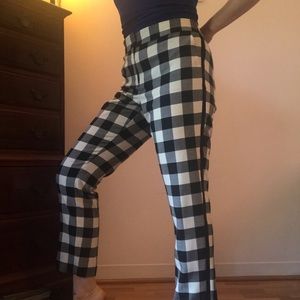 Talbots Checkered Trousers